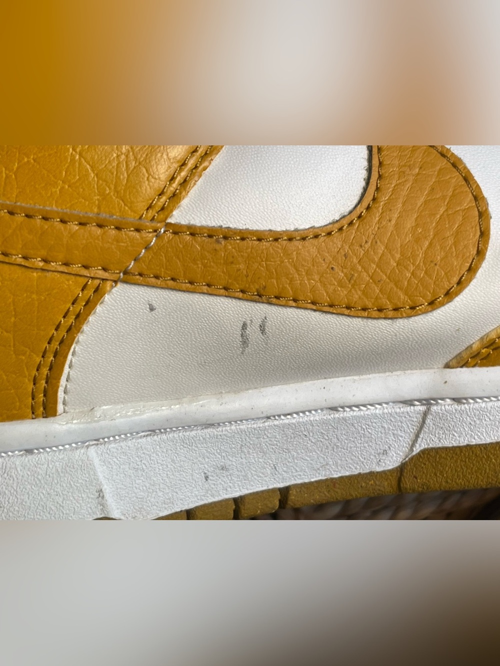 Yellow Nike Dunks Low Size 9 - Picture 4 of 7